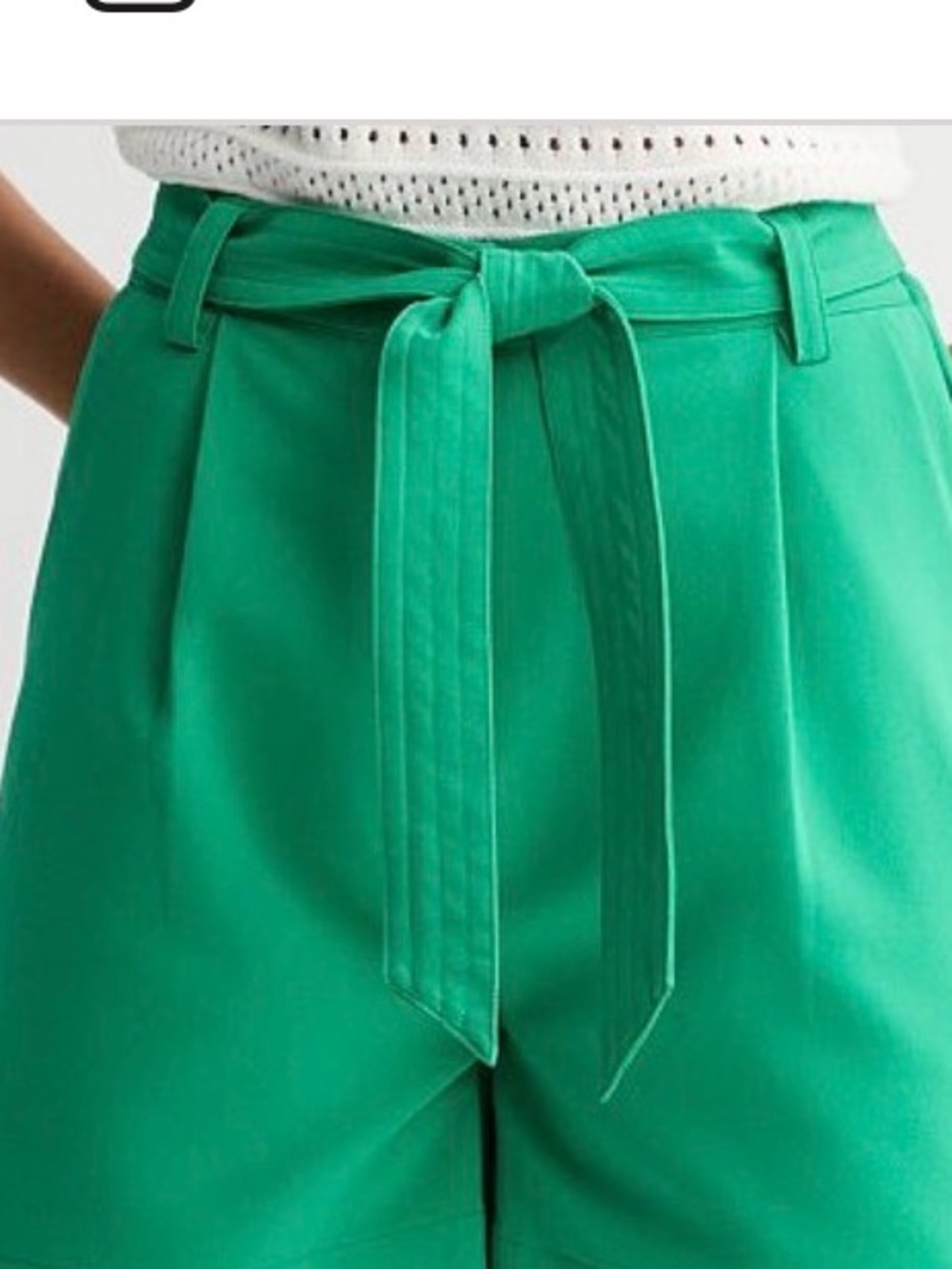 Draper James Women Twill Belted Shorts - Picture 2 of 7